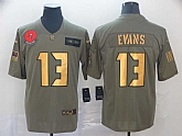 Nike Buccaneers 13 Mike Evans 2019 Olive Gold Salute To Service Limited Jersey,baseball caps,new era cap wholesale,wholesale hats